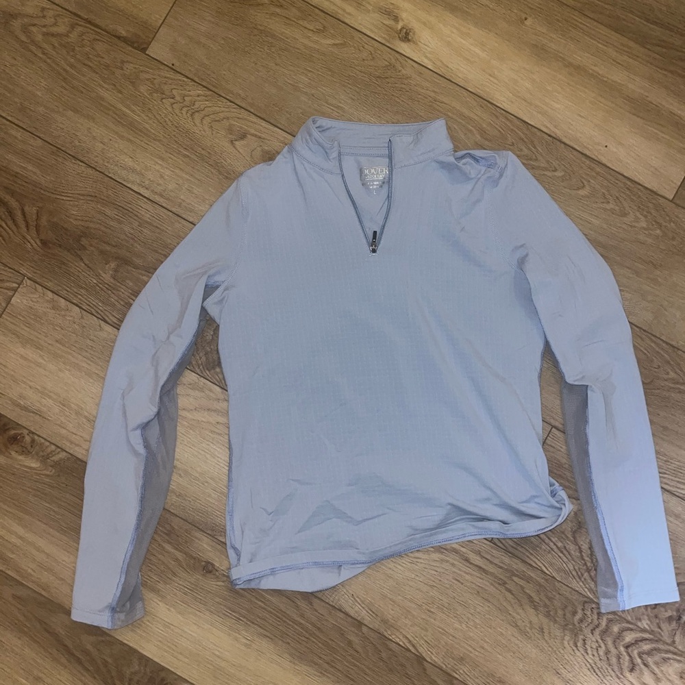 Baby Blue Dover Saddlery Ice Fil Long Sleeve Shirt